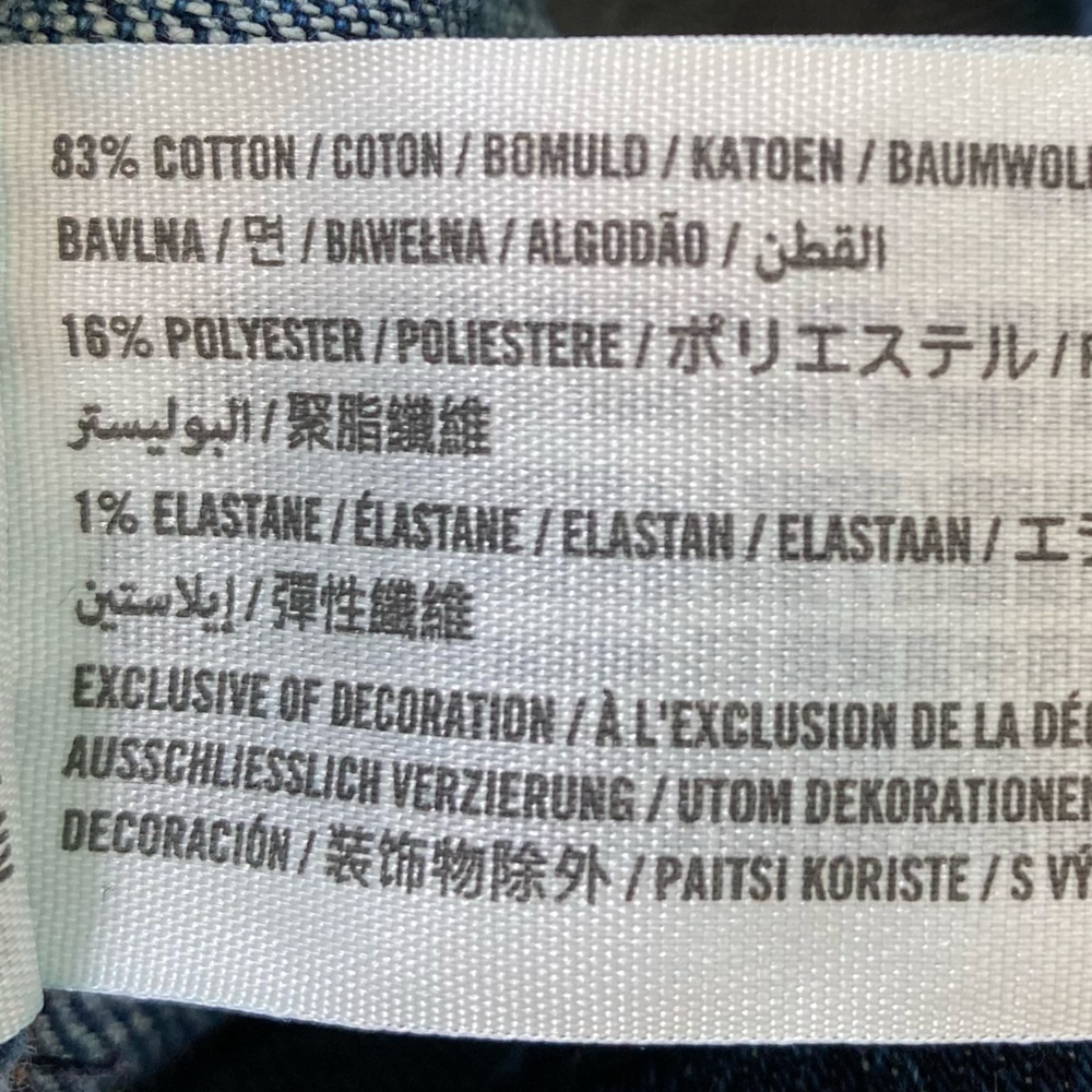 Abercrombie & Fitch Distressed Denim Short Shorts Five Pocket (Size 27) - Picture 9 of 10